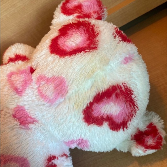 Build a Bear Workshop Plush Valentines Heart White Bear - Picture 8 of 10